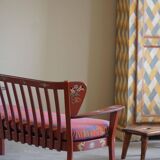 Fritz Hansen, "Canada" Model, 3-Seater Sofa painted Almue, Danish Modern, 1939