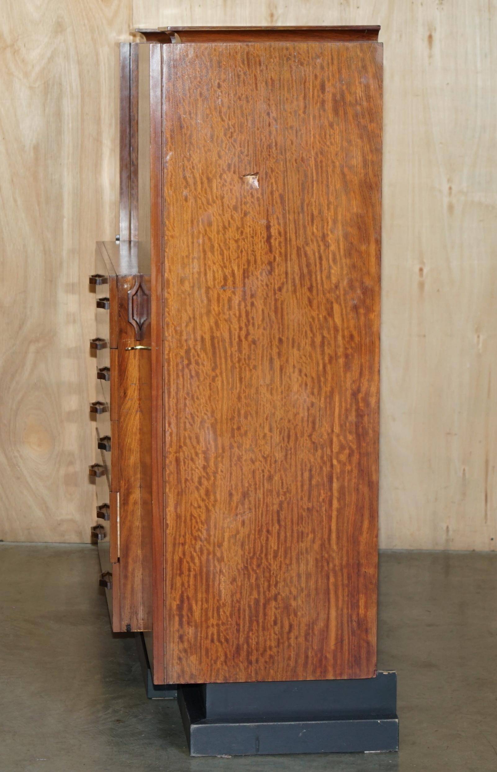 Art Deco Double Wardrobe Chest of Drawers 1920