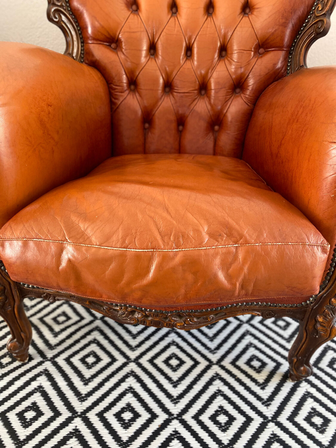 Chesterfield baroque armchairs