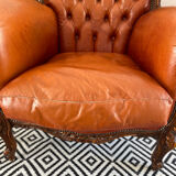 Chesterfield baroque armchairs