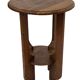 Table d'appoint Art Déco petite en chêne design minimaliste