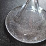 Crystal coupe signed by Daum