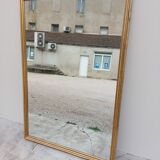 Mirror mirror mirror golden wood bistro style -1m68x1m15