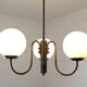 Vintage Pendant Light from 1970's Mid Century Rustic Hanging Lamp Copper