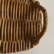 Woven wicker cheese board 1970