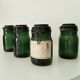 Set of 4 old Noga jars from the 30s/40s