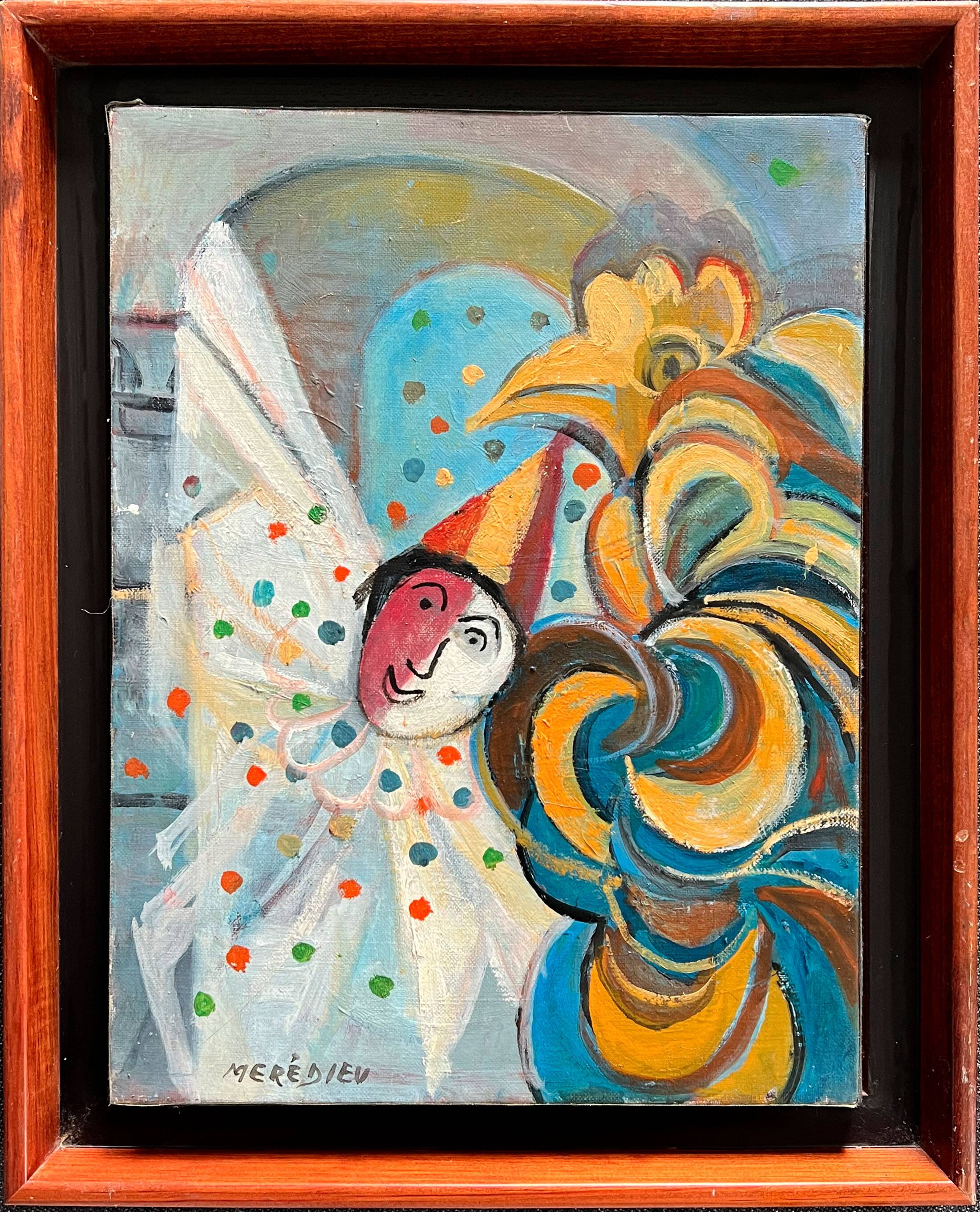 "The Rooster and the White Clown" by Robert Méredieu