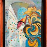 "The Rooster and the White Clown" by Robert Méredieu
