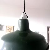 Pair of industrial suspensions in enamelled sheet metal