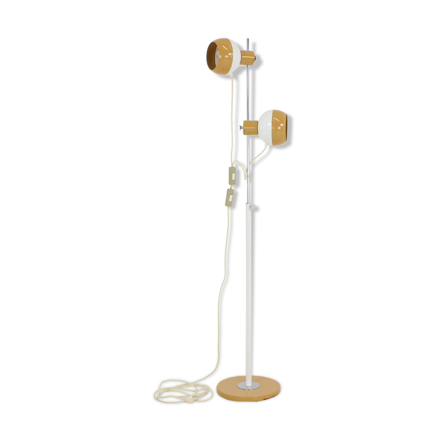 Magnetic Double Eye Ball Floor Lamp by Drukov, 1970s