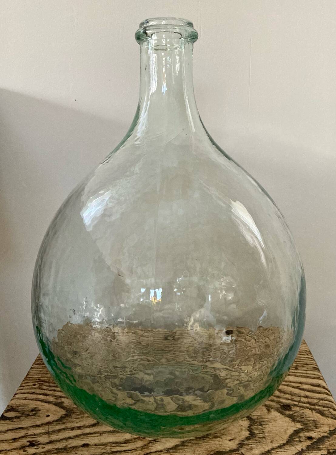 Transparent 5L demijohn