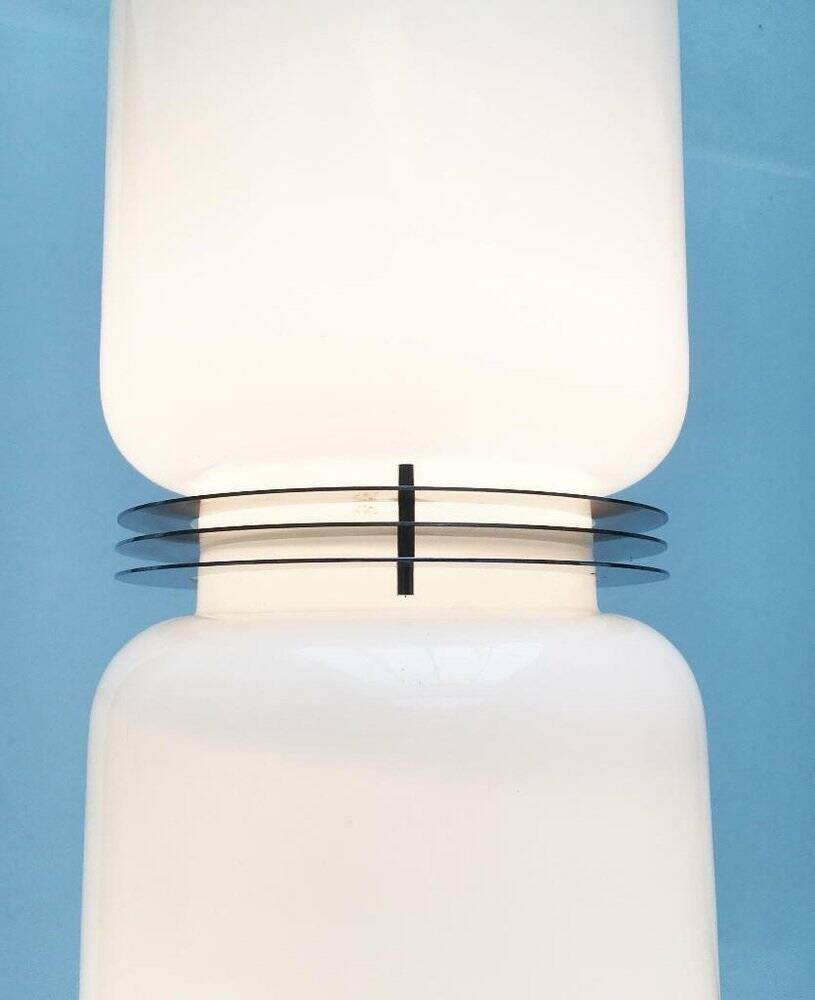 Mid-century Italian space age glass floor lamp from the 1960s.