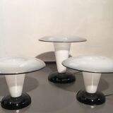 A set of 3 Murano Glass Table lamp Mushroom
