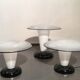 A set of 3 Murano Glass Table lamp Mushroom