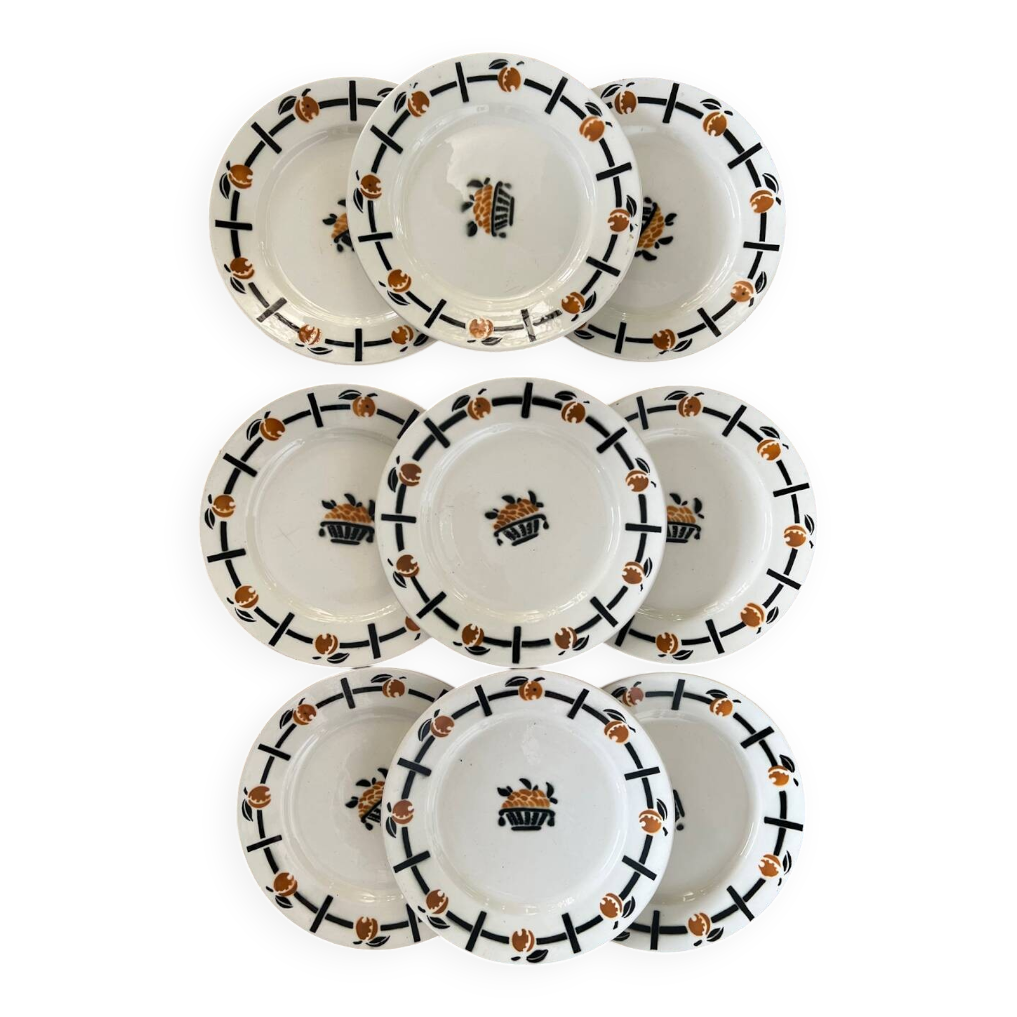 Badonvillier dessert plates