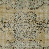 Turkish Anatolian Handmade Vintage Area Rug 253 cm x 158 cm