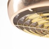 Mid- Century golden pendant lamp, Sweden