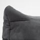 Togo lounge chair and pouf in black fabric by Michel Ducaroy for Ligne Roset, 1973, set of 2