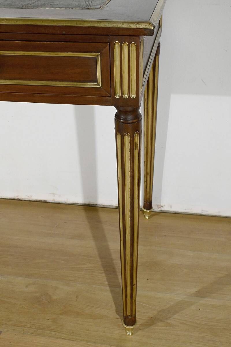 Mahogany Bureau Plat, Louis XVI style - 2nd part of the 19th century