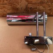 Old Mauro Marzollo Style TVE Wall Lamp Chromed Metal Milano Vintage