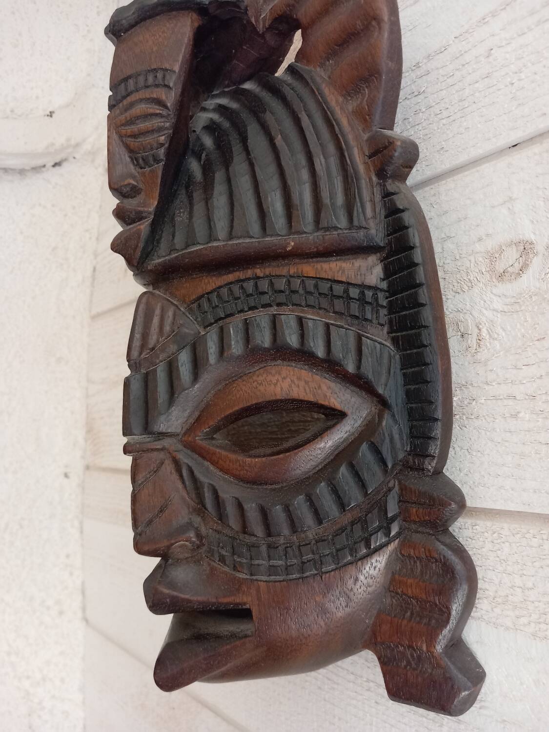 Wooden tribal mask