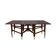 Midcentury Dining Table, Teak Wood, Brass Elements, Norway, 1950s