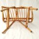 Rattan magazine rack