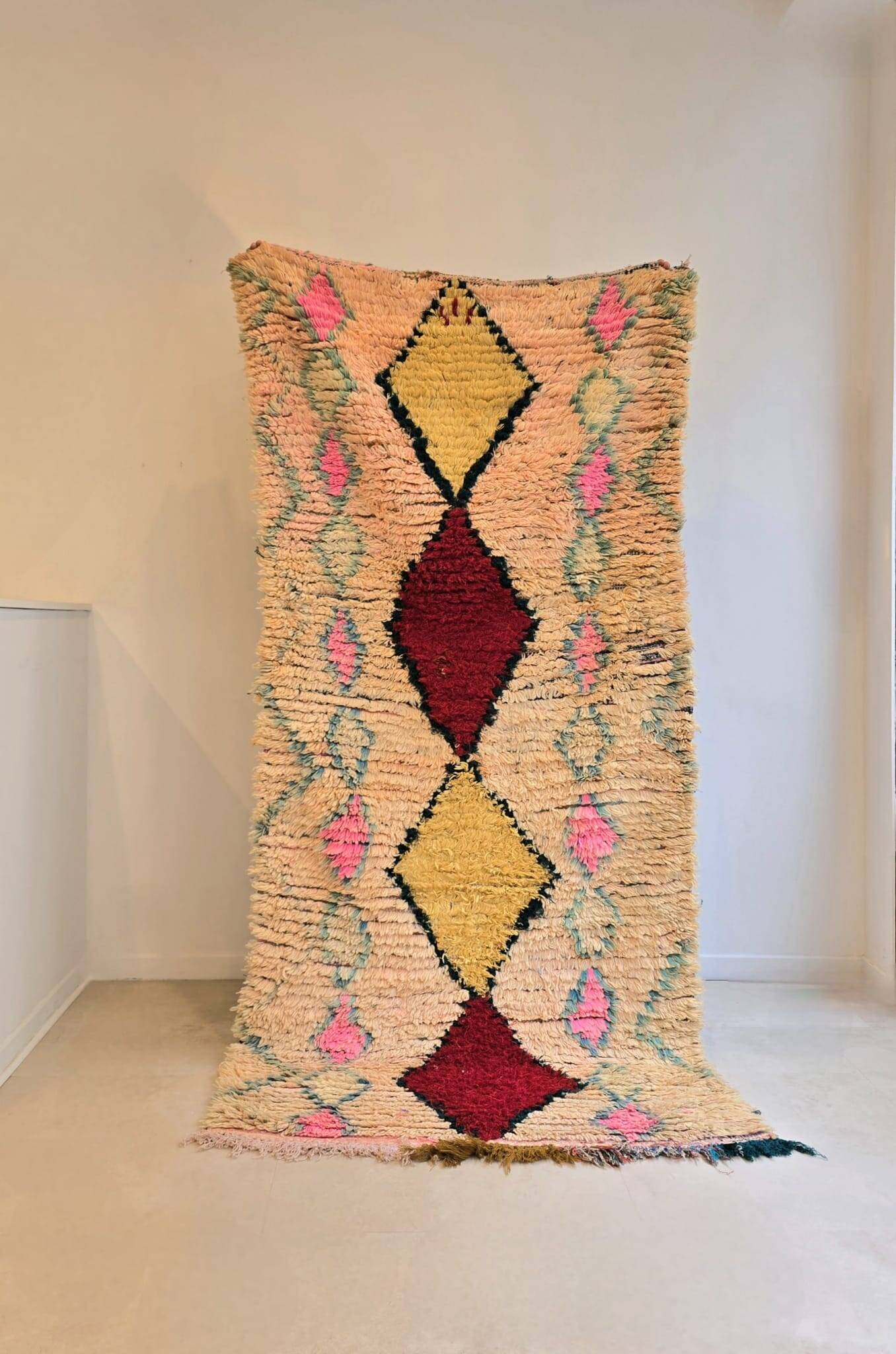 Tapis Boucherouite 225x105cm