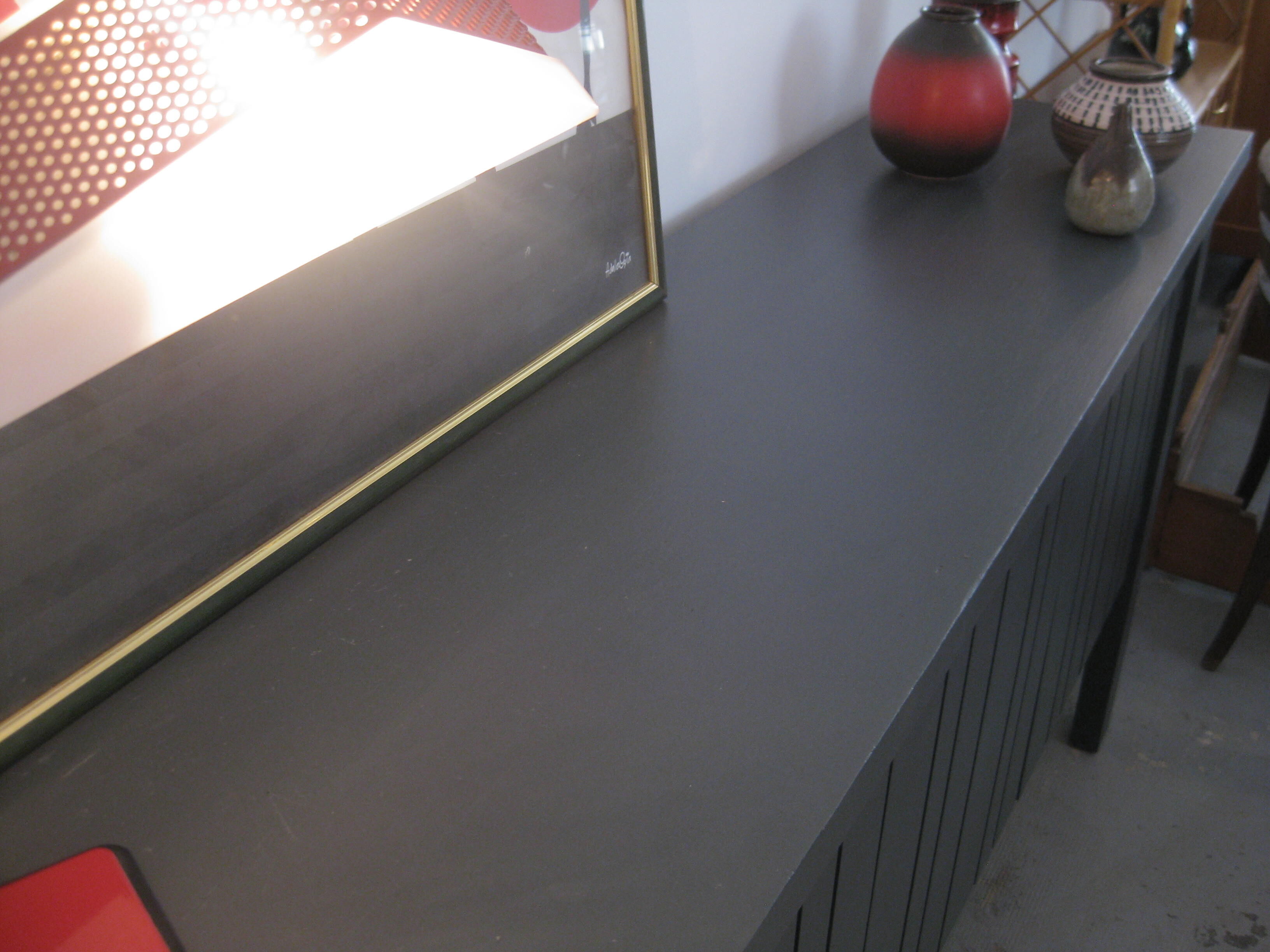 Grey vintage sideboard