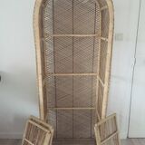 Wicker shelf
