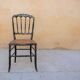 Napoleon III wooden and canning chair, 1920s