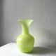 Pastel green opaline vase