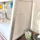 Old stainless steel window