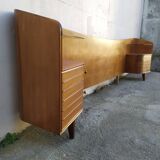 Vintage headboards and bedside tables