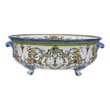 Gien earthenware planter, renaissance style – early twentieth century