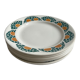 Lot de 6 assiettes plates, Nouvelle Givors, Jane