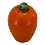 Enameled carrot salt shaker
