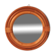 Miroir rond rotin 30 cm