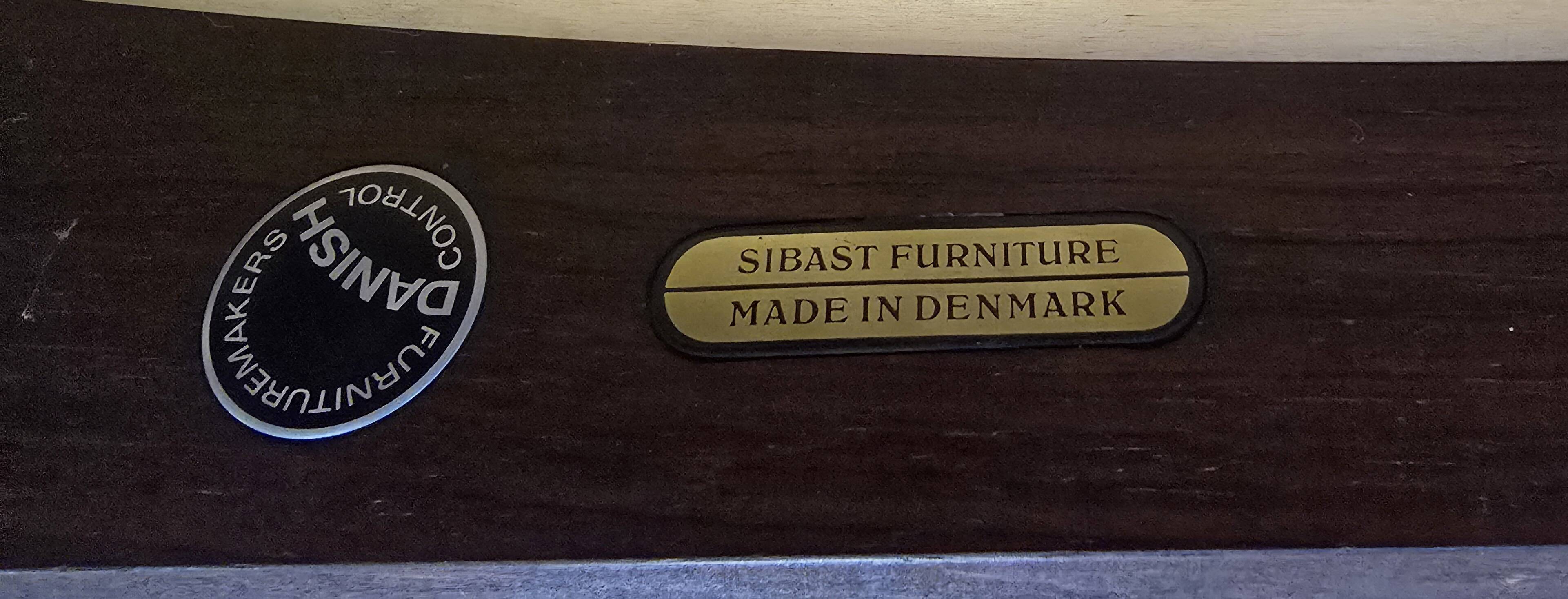 Chaises de salle à manger Arne Vodder n°62/62A pour Sibast