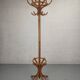Vintage wooden parrot coat rack