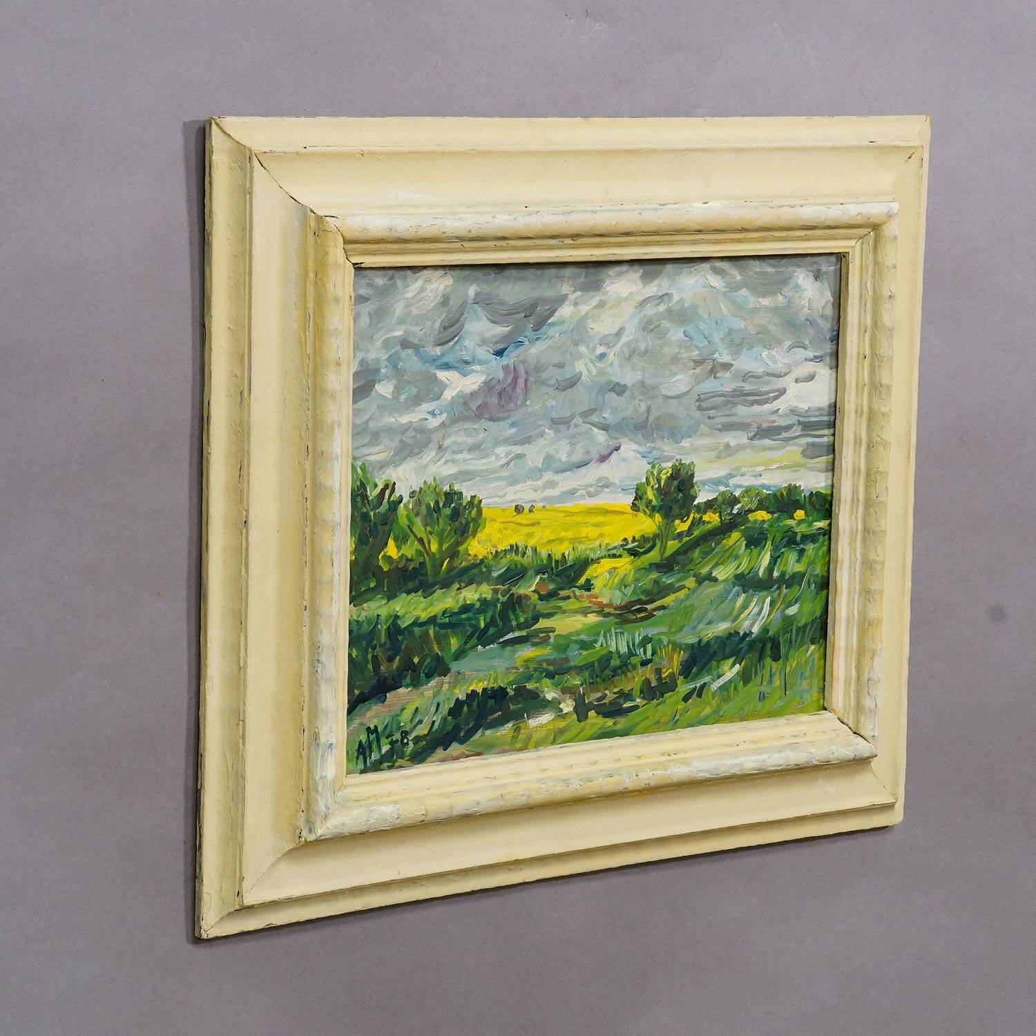 Oil painting by Alexander Michael – Summer Landscape, 1978