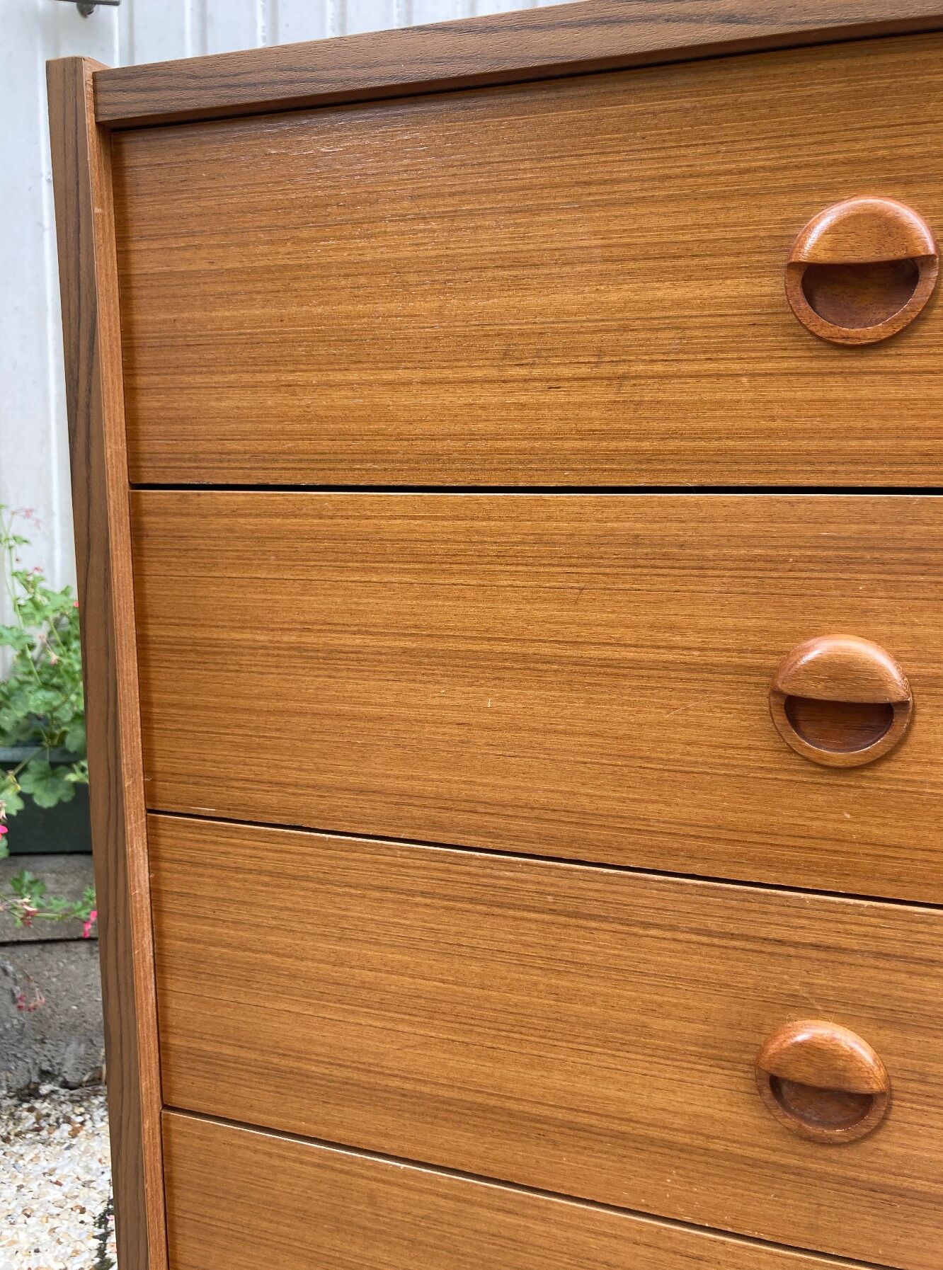 Vintage rag chest of drawers from the 60s