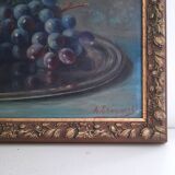 Still life with grapes oil on canvas Steyaert