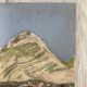 Watercolor mountain landscape signed