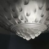 Lustre Art Déco en verre Muller