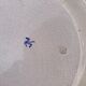 Quimper plate signed with rooster decoration in yellow enamelled ceramic old