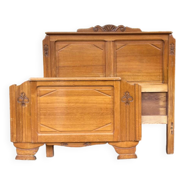 Lot of art deco style headboards and footboards