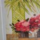 Litographie originale Michel-Henry "Bouquet Rouge"