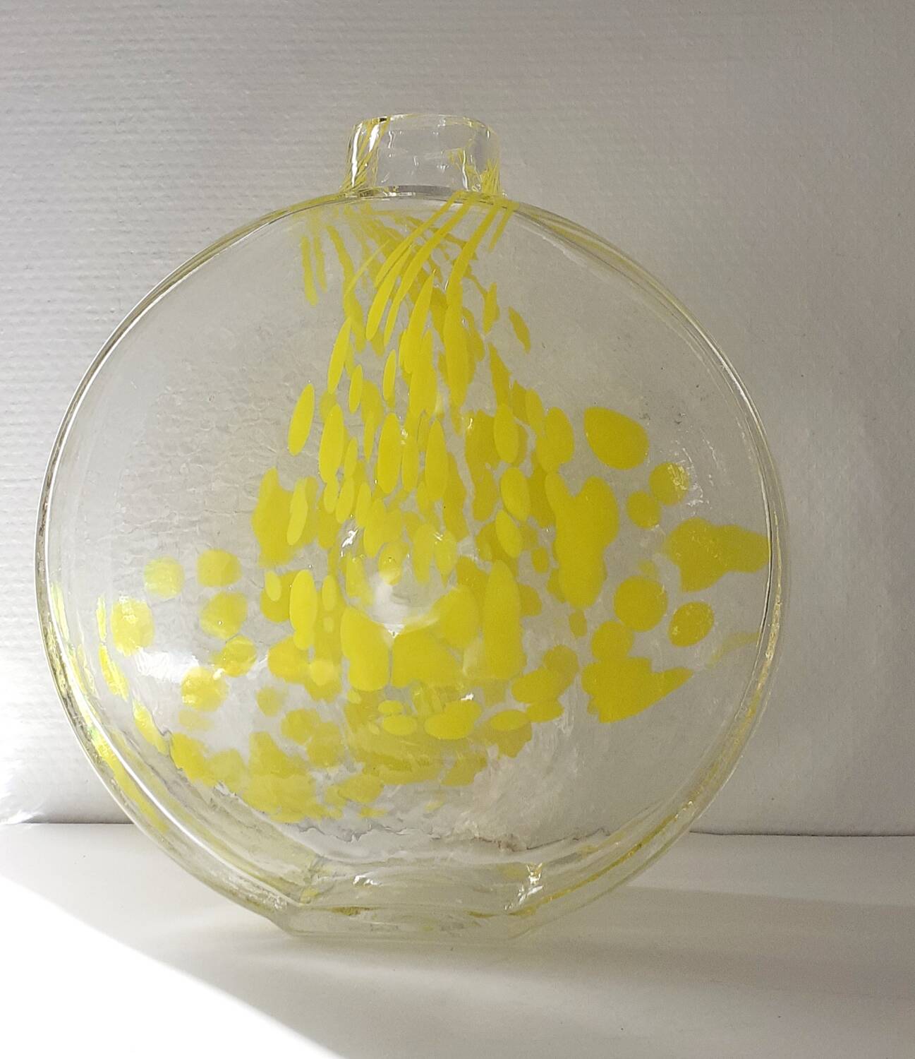 Large vintage glass vase