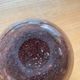 Small brown blown glass vintage vase